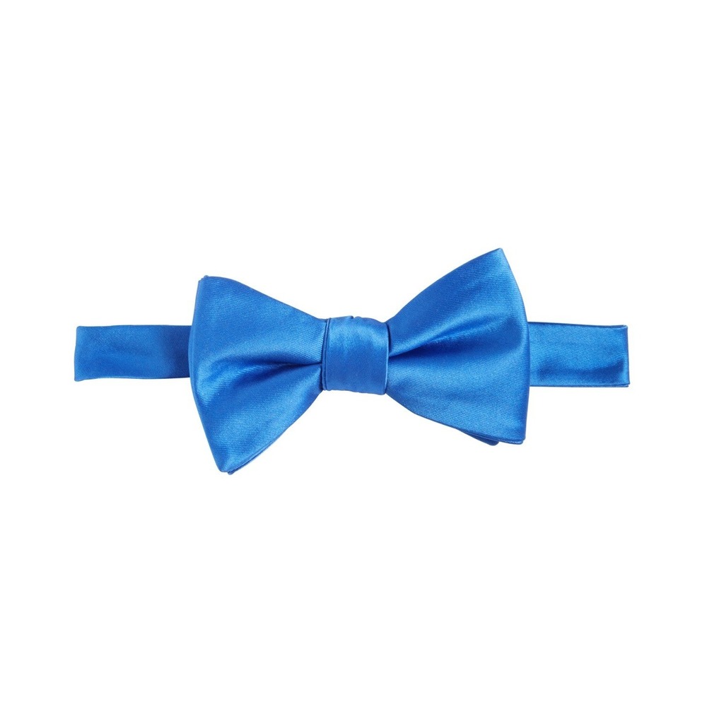 Tayion By Montee Holland‎ Royal Blue Bowtie Mens Satin Self Tie One Size NWT